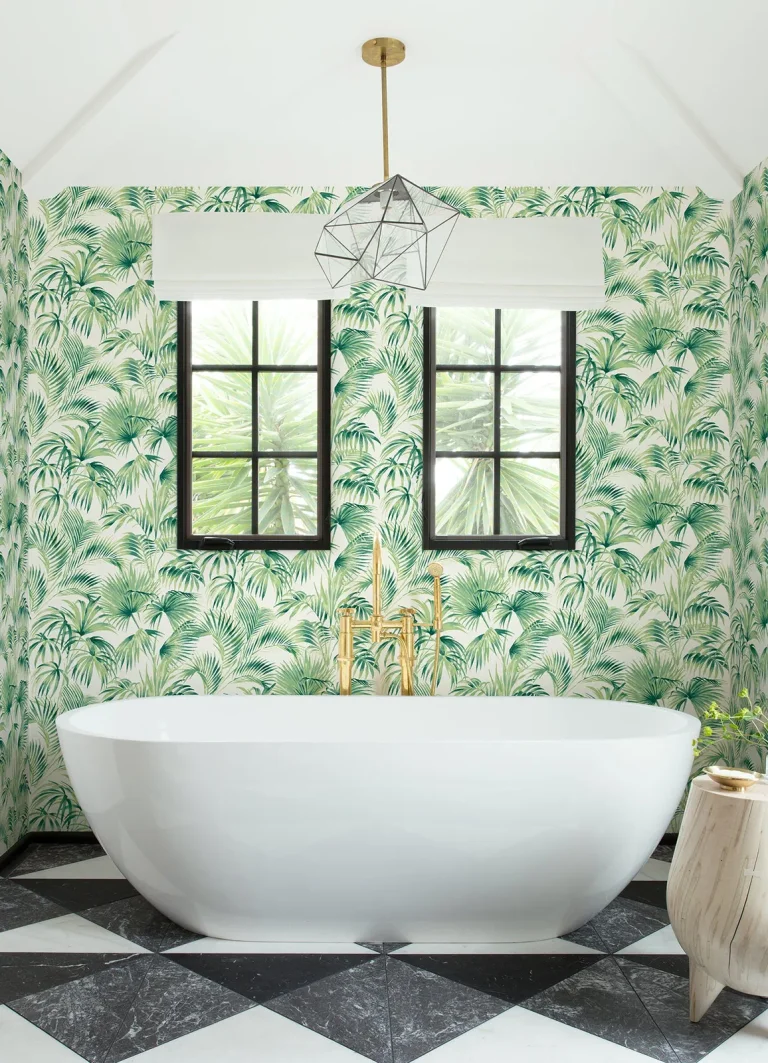Chesapeake Manaus Palm Frond Wallpaper - Green — Ảnh 4