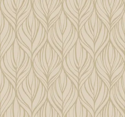 Candice Olson Palma Wallpaper - Taupe/Silver