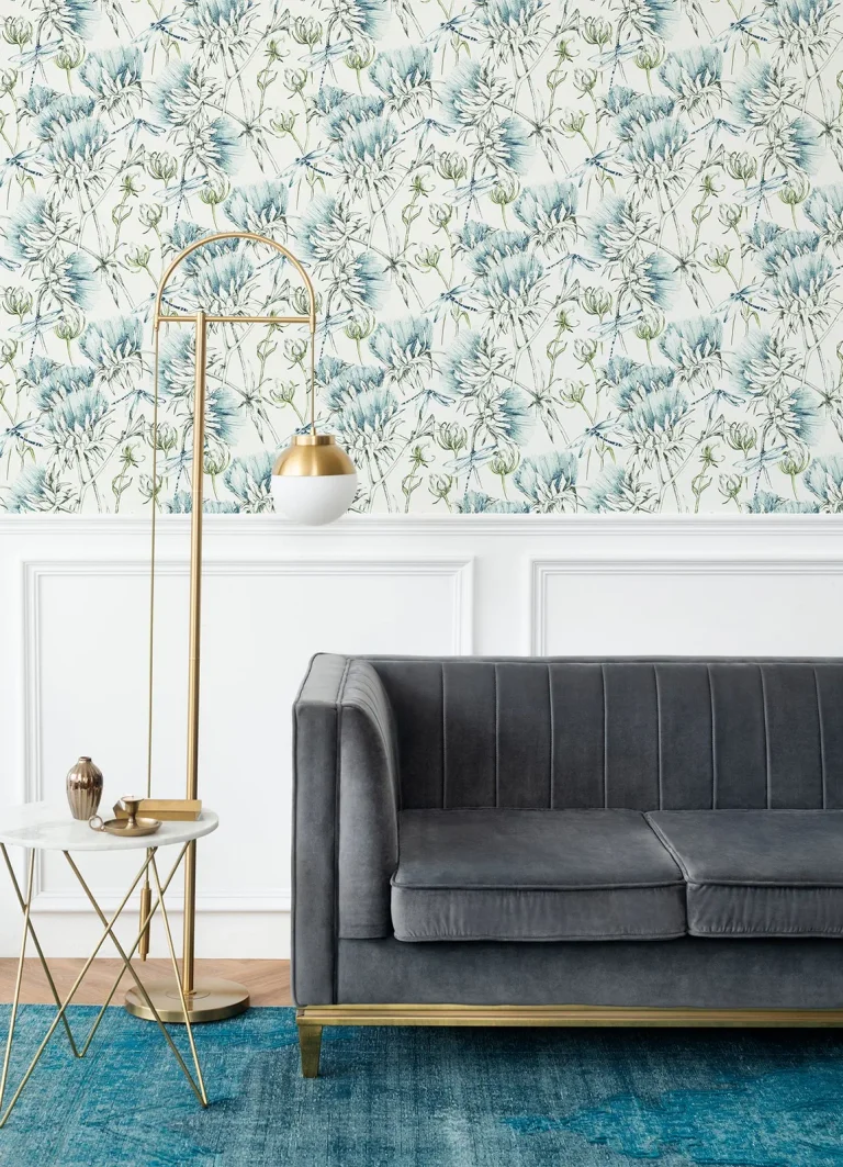 Mariell Dragonfly Wallpaper - Teal — Ảnh 4