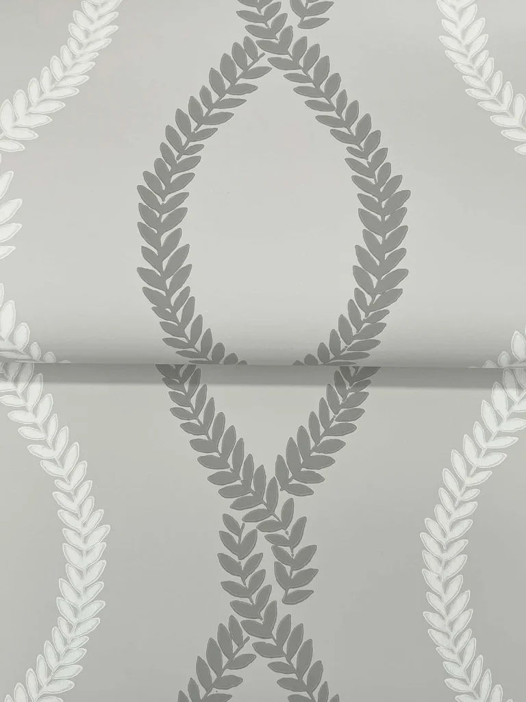 Laureate Vine Trellis Wallpaper - Grey — Ảnh 3