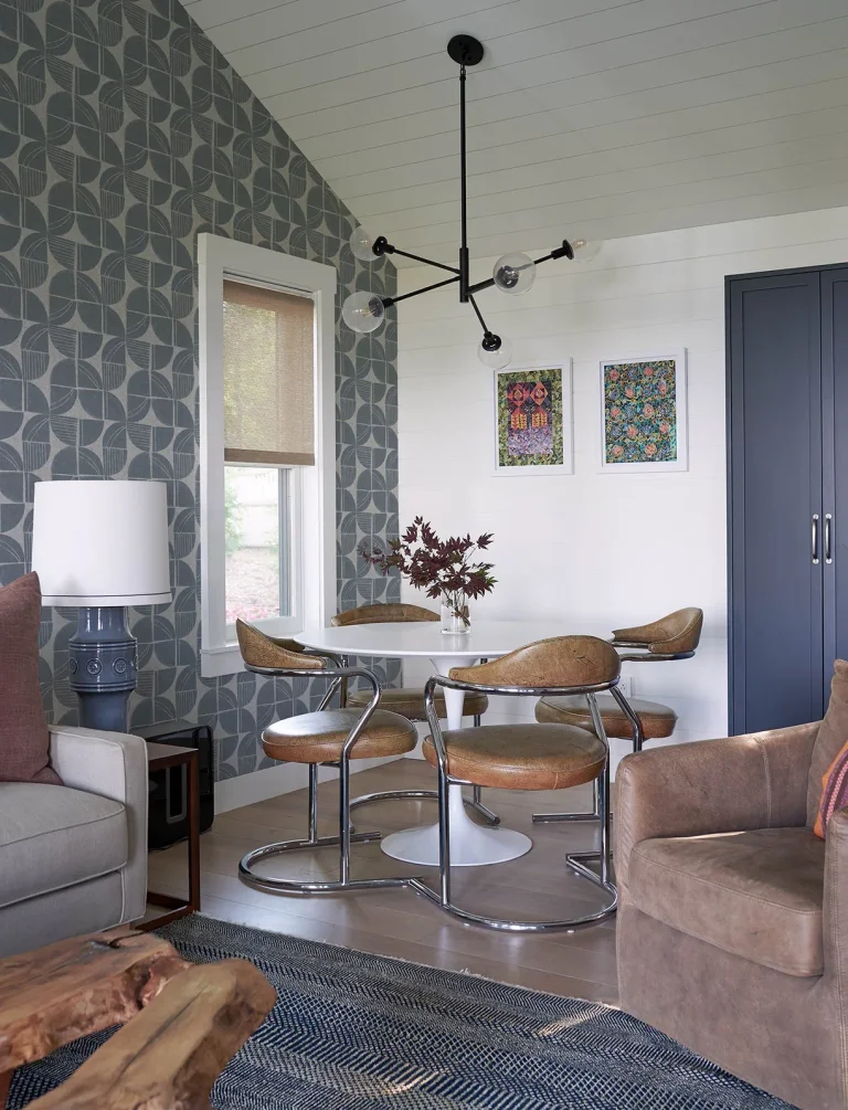 Baxter Semicircle Mosaic Wallpaper - Denim — Ảnh 4
