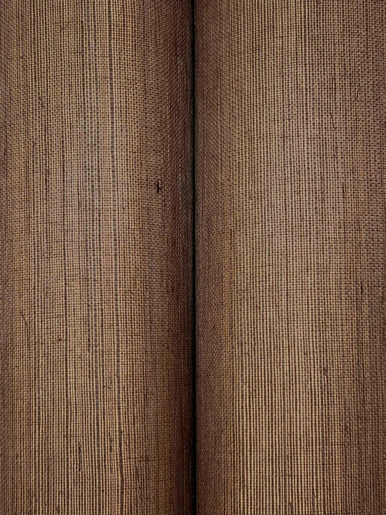 Ronald Redding Glistening Sisal Grasscloth Wallpaper - Brown — Ảnh 4