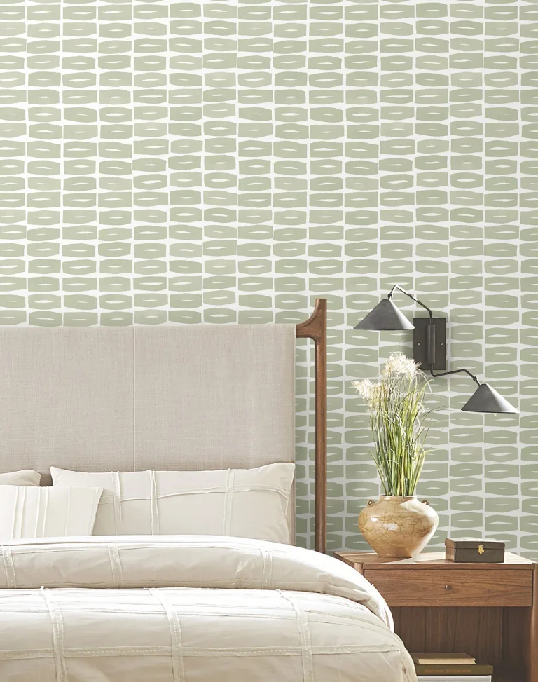 Modernist Motif Wallpaper - Leaf — Ảnh 5