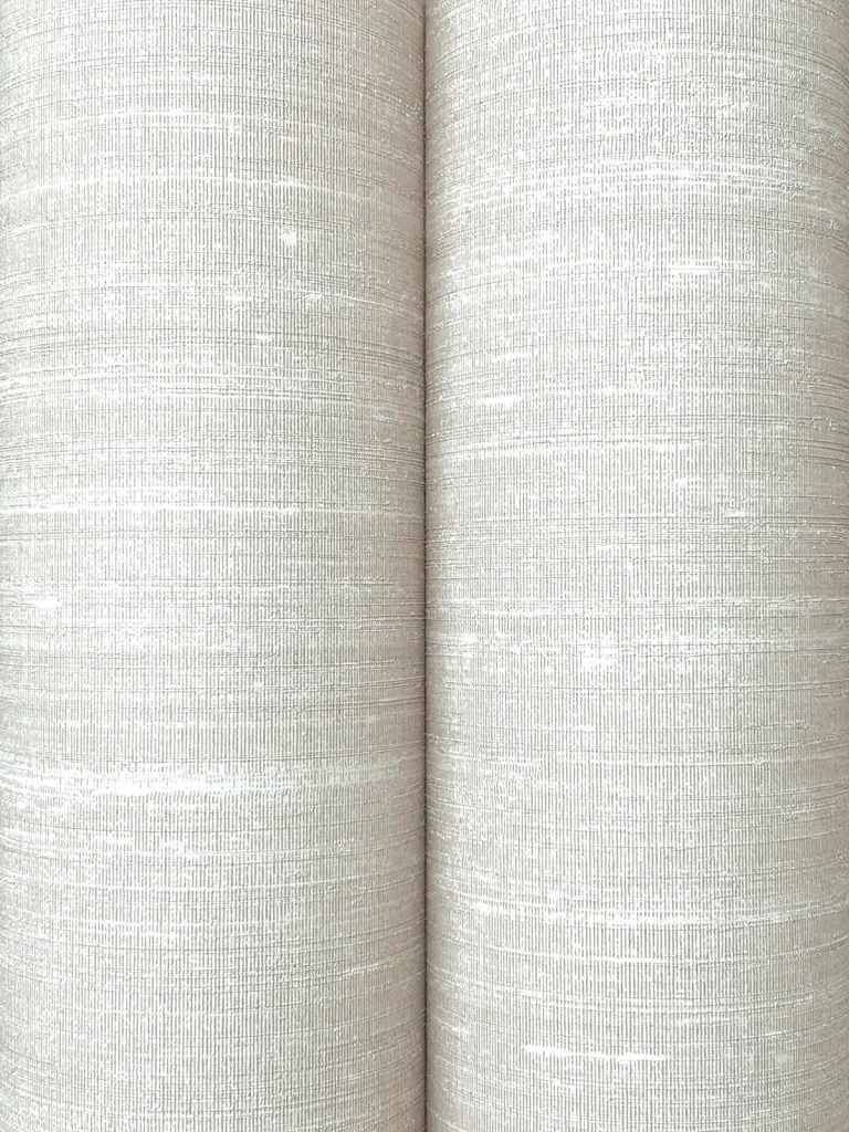 Sari Silk Faux Fabric Wallpaper - Cream — Image 7