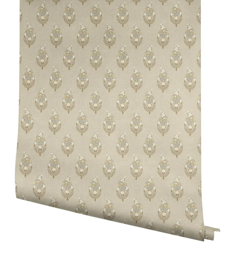 Rifle Paper Co. Paisley Wallpaper - Linen — Ảnh 4
