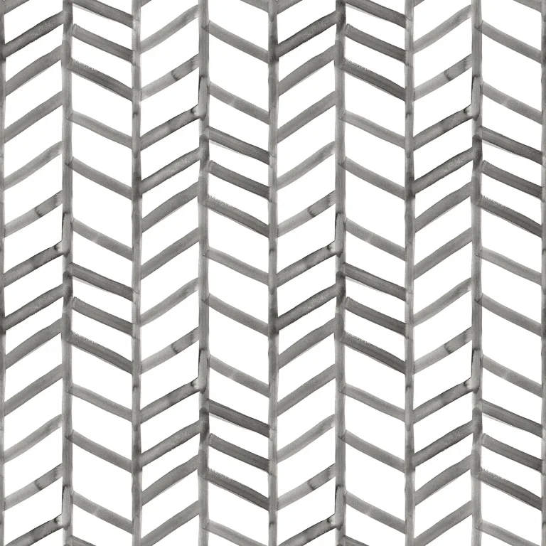Chesapeake Fletching Geometric Wallpaper - Black — Ảnh 3