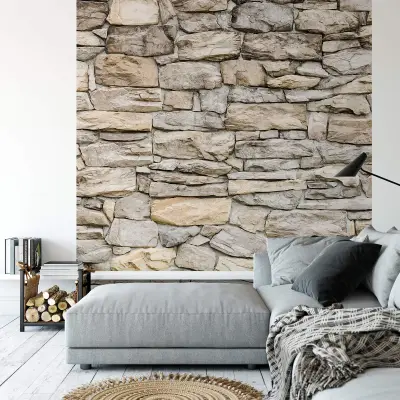 Stone Wall - Wall Mural 5498 - 4 Panel - 192cm x 260cm
