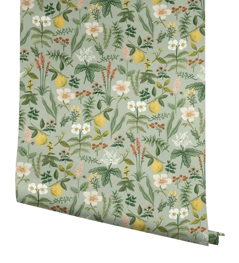 Rifle Paper Co. Herb Garden Botanical Peel and Stick Wallpaper - Sage — Ảnh 6