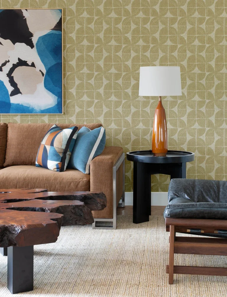 Baxter Semicircle Mosaic Wallpaper - Honey — Image 3