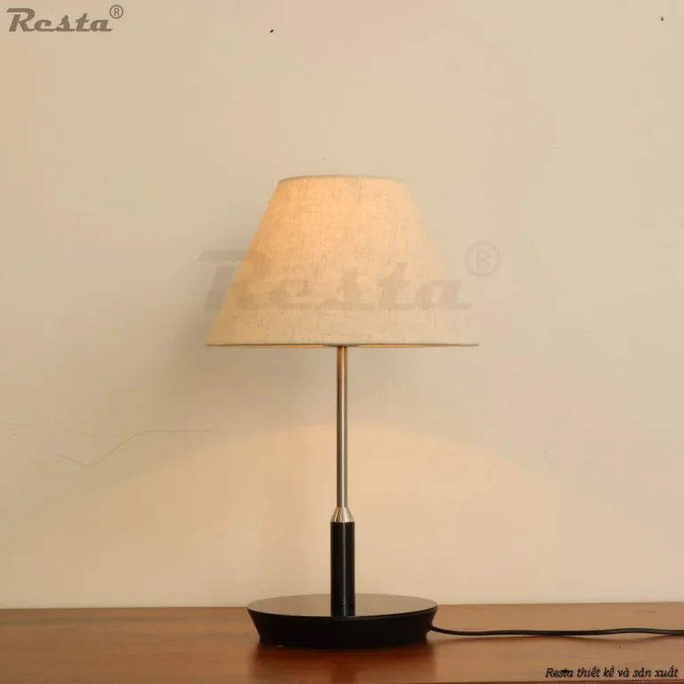 Đèn bàn Resta 25 - Màu đỏ - Màu inox + đen — Ảnh 8