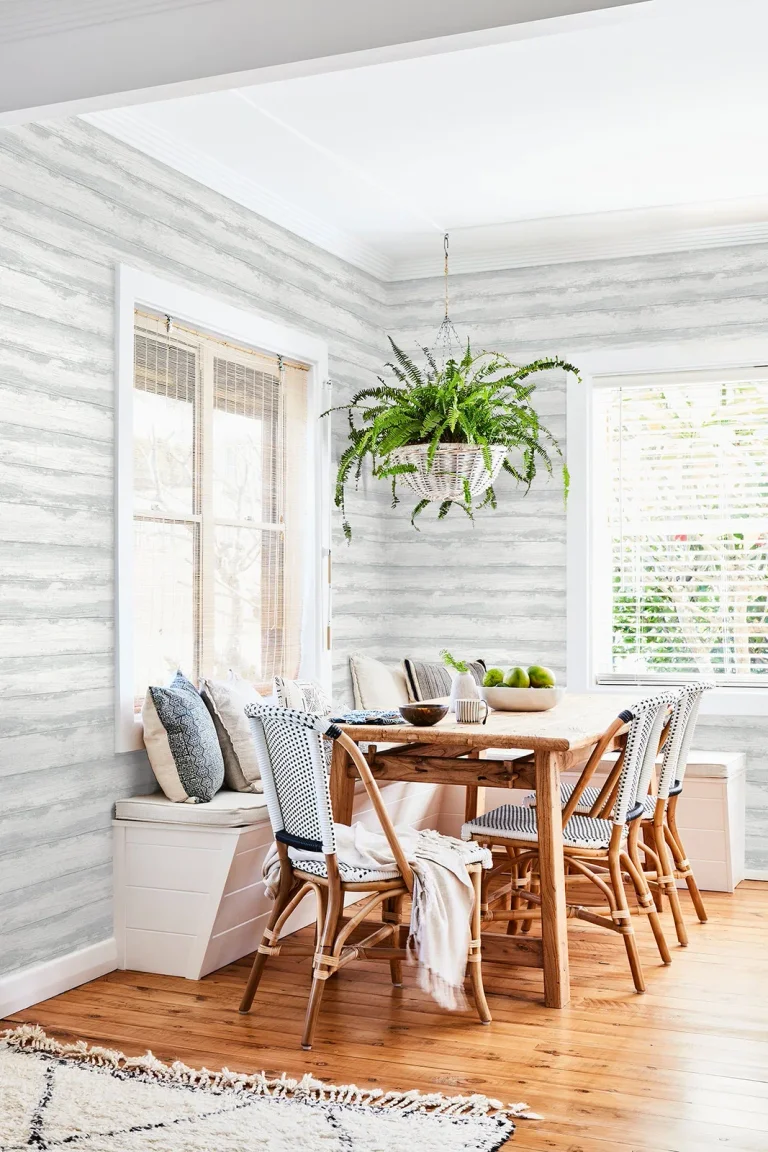Truro Weathered Shiplap Wallpaper - Grey — Ảnh 3