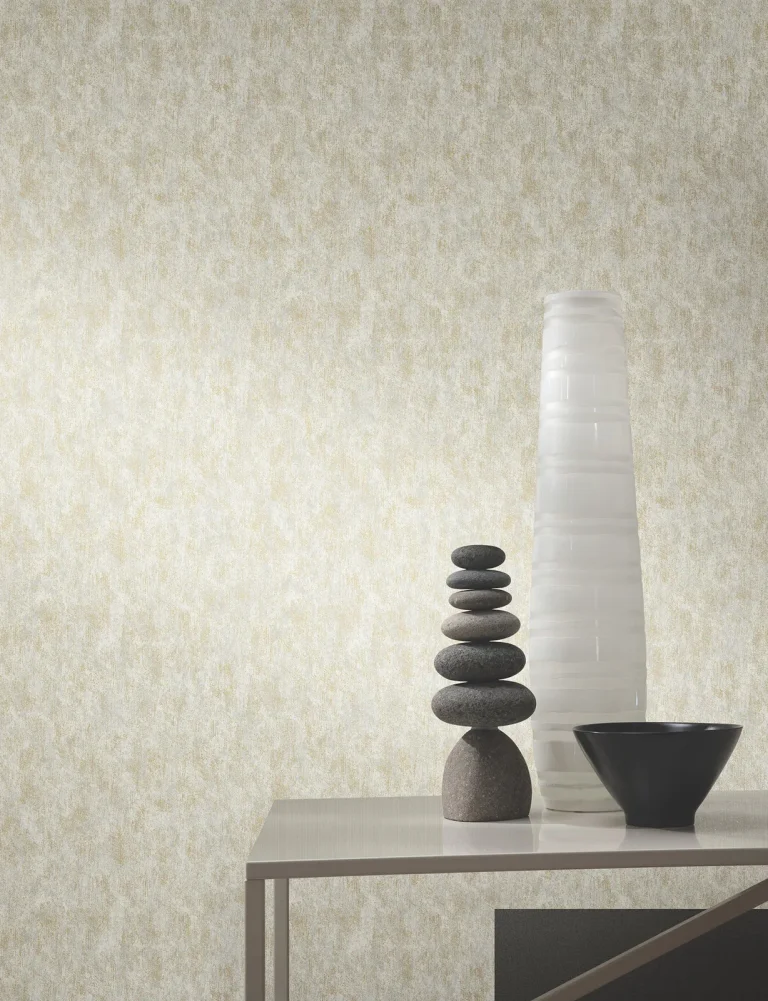 Shimmering Patina Wallpaper - Neutral/Gold — Ảnh 2