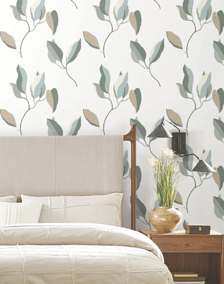 Brushwork Branches Wallpaper - Mineral & Olive — Ảnh 6