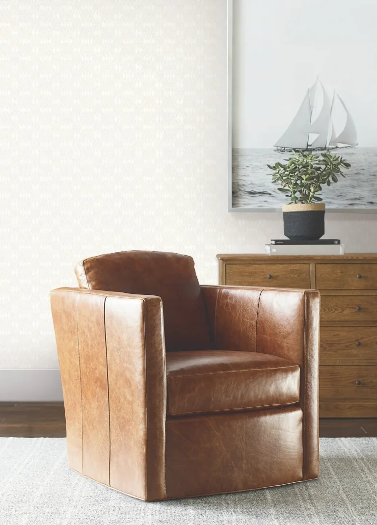 Ronald Redding Radcliffe Diamond Motif Wallpaper - Beige