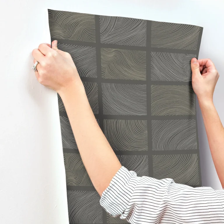 Bronson Topography Wallpaper - Slate — Image 5