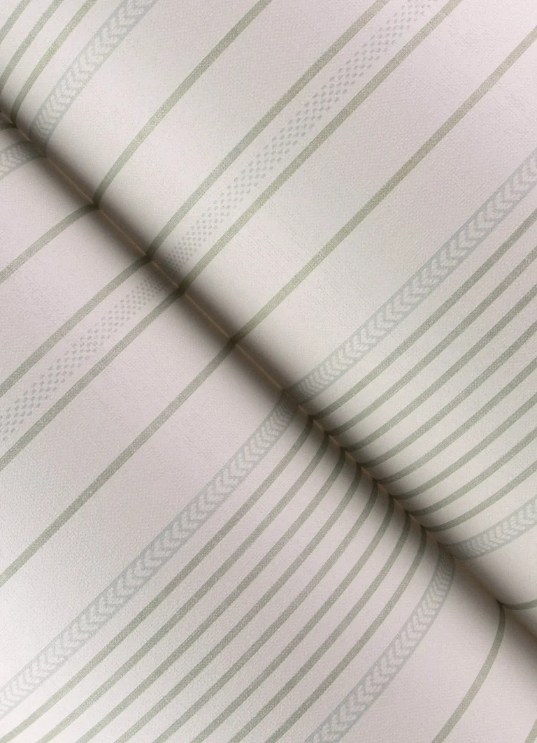 Navarres Stripe Wallpaper - Light Green — Ảnh 4