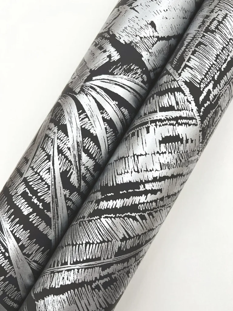Palm Cove Toile Wallpaper - Silver/Black — Ảnh 7