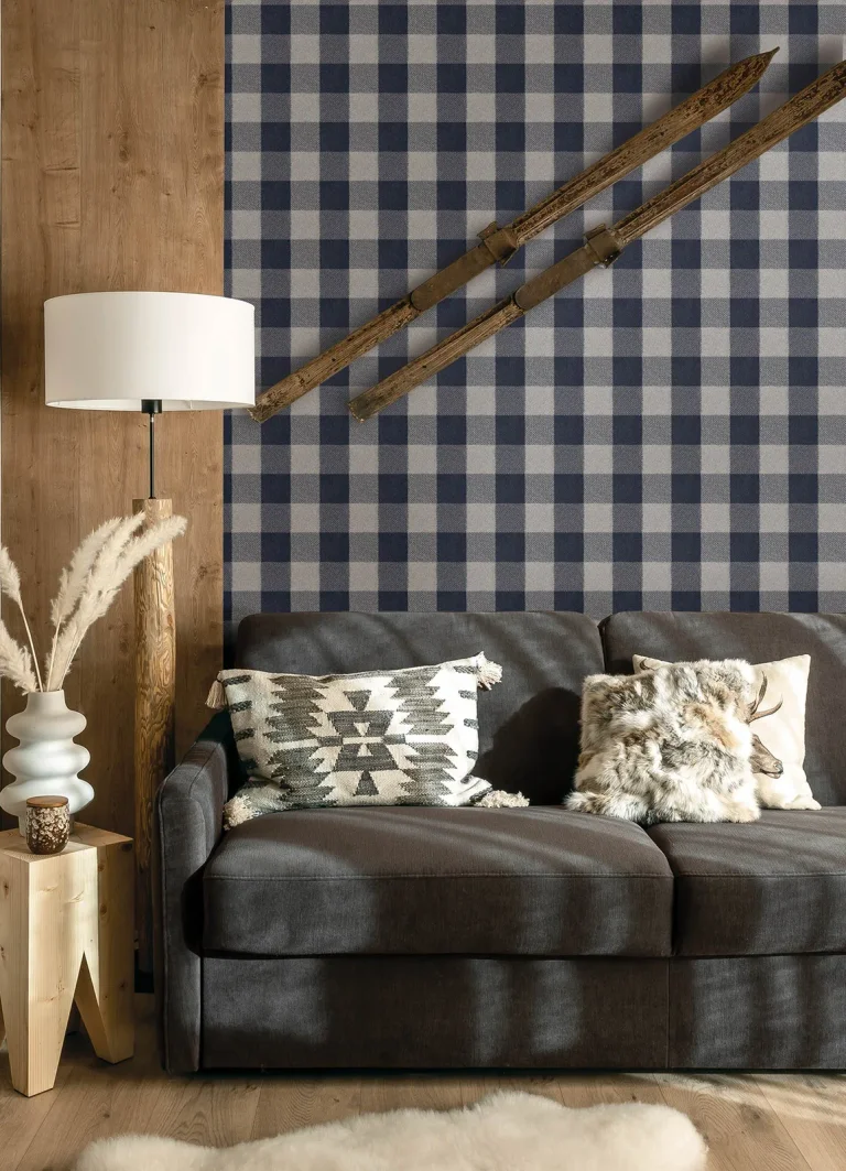 Chesapeake Lumberjack Wallpaper - Navy — Image 2