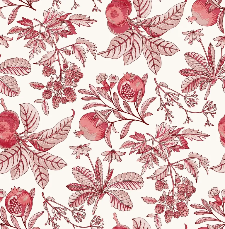 Cecilia Fruit Wallpaper - Red — Ảnh 3