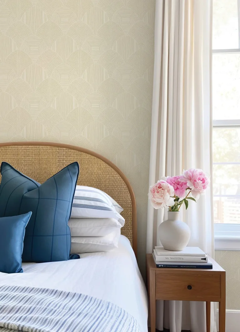 Meyberg Geometric Wallpaper - Khaki — Image 5