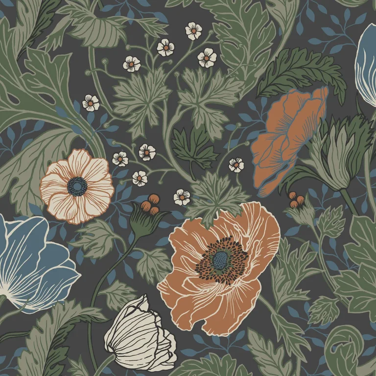 Anemone Wallpaper - Multicolor — Ảnh 2