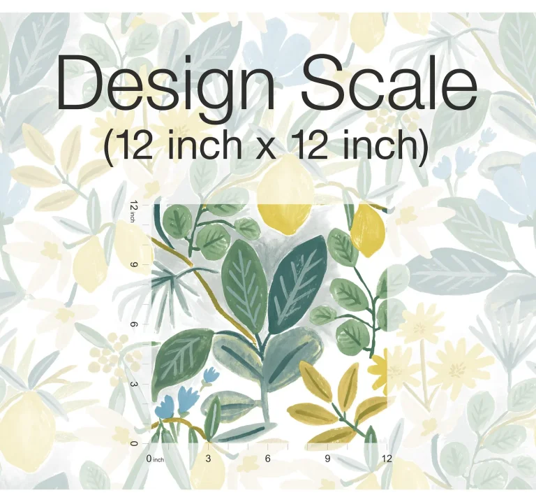 Rifle Paper Co. Amalfi Peel and Stick Wallpaper - Blue and Green — Ảnh 4