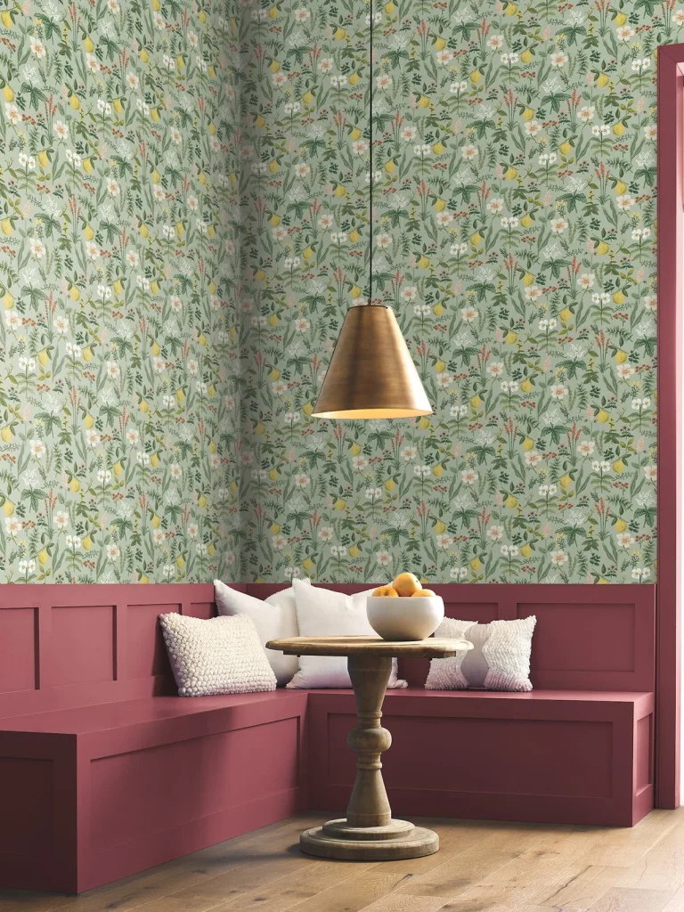 Rifle Paper Co. Herb Garden Botanical Peel and Stick Wallpaper - Sage — Ảnh 5