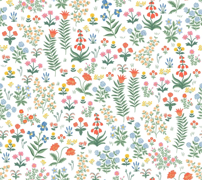 Rifle Paper Co. Menagerie Garden Peel and Stick Wallpaper - Rose Multi — Ảnh 3