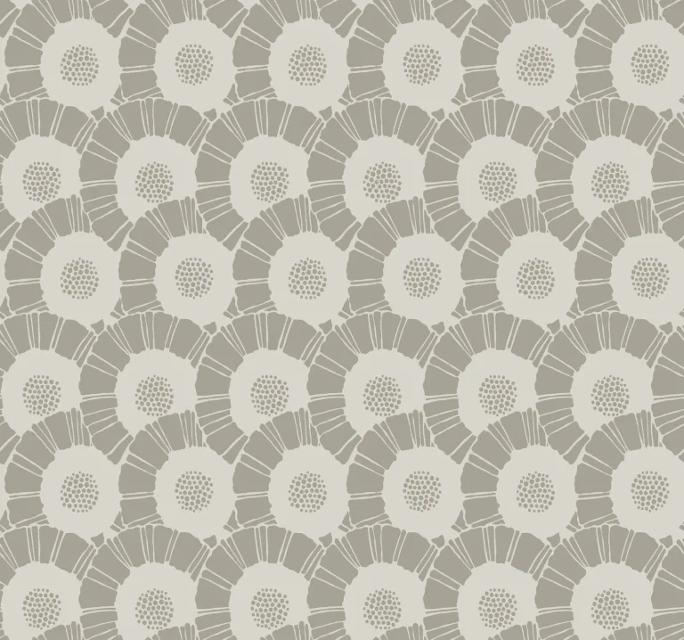Coco Bloom Wallpaper - Taupe/Gray — Ảnh 3