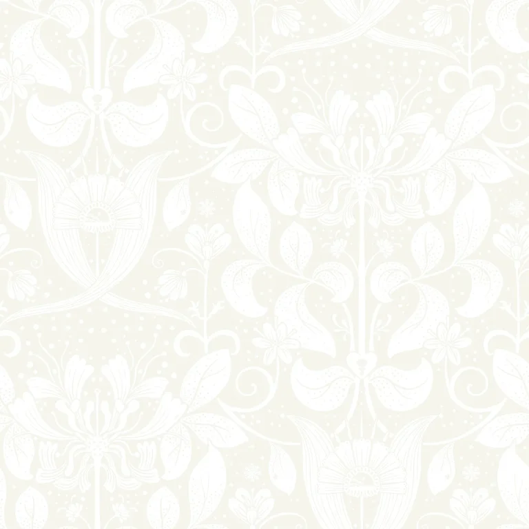 Berit Floral Crest Wallpaper - Bone — Ảnh 2
