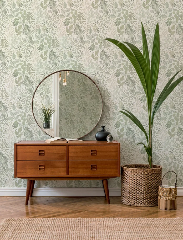 Ängslycka Forest Botanicals Wallpaper - Green — Ảnh 5