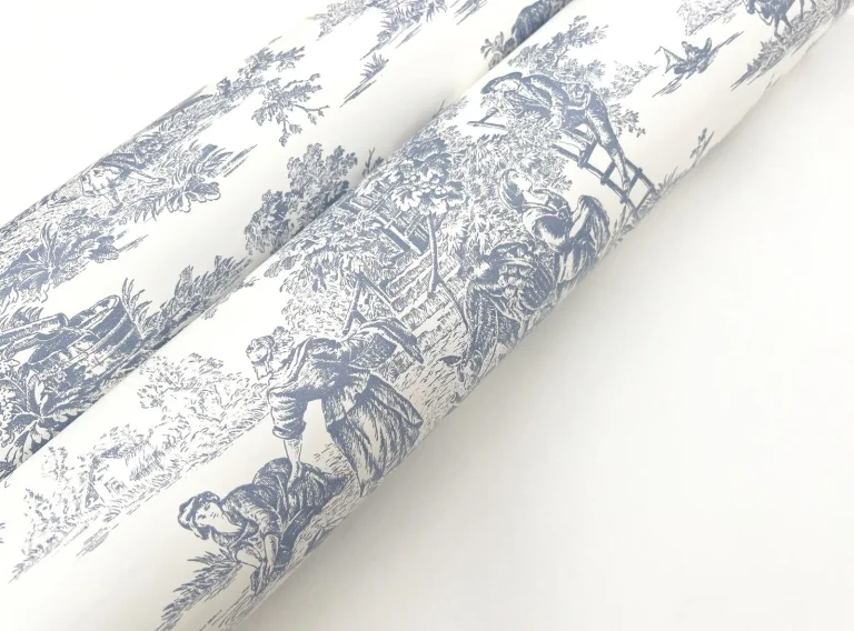 Campagne Toile Wallpaper - Blue/White — Ảnh 2