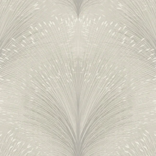 Papyrus Plume Wallpaper - Gray — Image 5