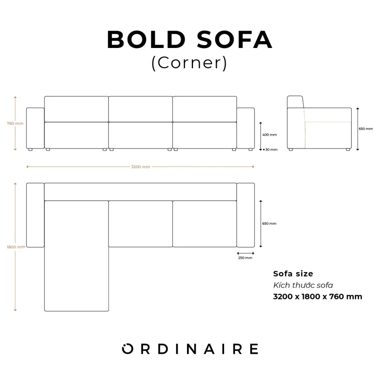 BOLD SOFA (Corner) — Ảnh 8