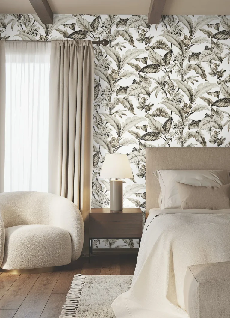 Ronald Redding Mystic Isle Wallpaper - White/Neutrals — Ảnh 5