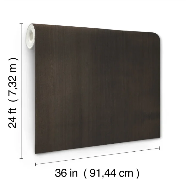Ronald Redding Wood Veneer Wallpaper - Walnut — Image 5