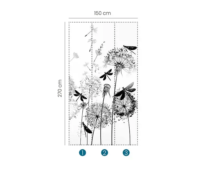 Zoom Digital Wallpaper Wall Mural - 2520N81 — Ảnh 3