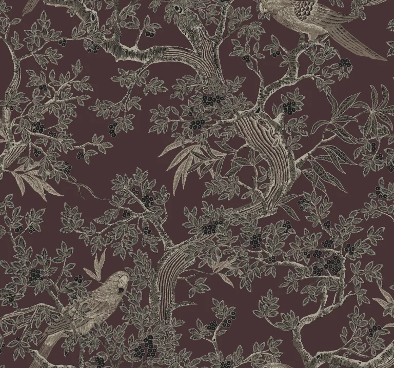 Ronald Redding Regal Ridge Trailing Tree Wallpaper - Plum — Ảnh 5