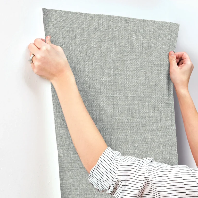 Lanister Texture Wallpaper - Blue Taupe — Ảnh 2