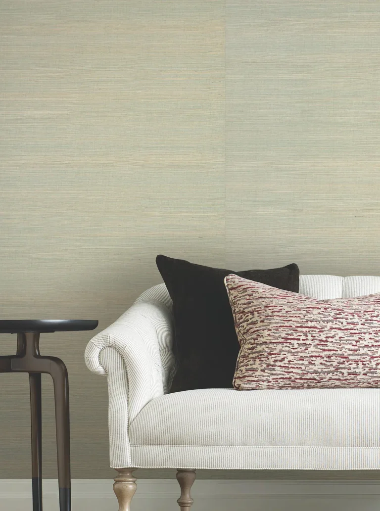 Ronald Redding Maguey Sisal Grasscloth Wallpaper - Vanilla Sage — Ảnh 2