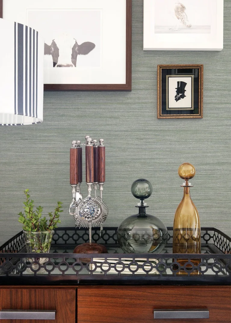 Barnaby Texture Wallpaper - Sage — Ảnh 4