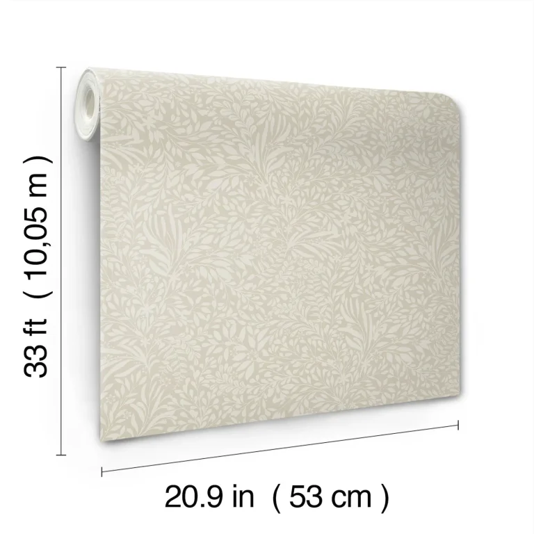 Kristina Botanical Wallpaper - Taupe — Ảnh 3