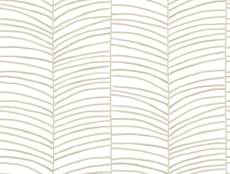 Cascade Palm Chevron Wallpaper - Dune — Image 5