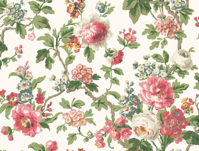 Beatrix Vintage Floral Wallpaper - Vintage — Ảnh 3