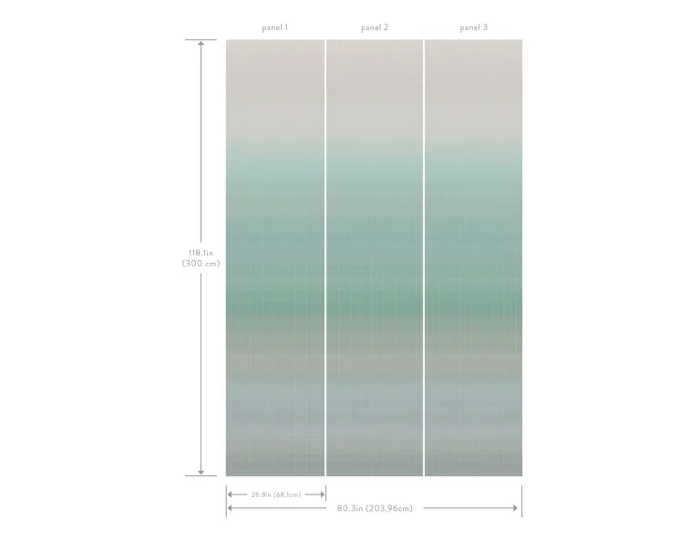 Oleg Wall Mural - Green — Ảnh 3