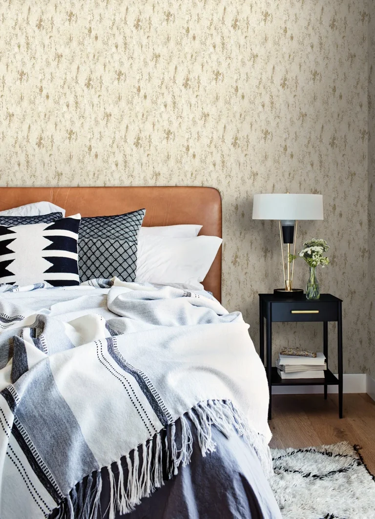 Diorite Splatter Wallpaper - Champagne — Ảnh 4