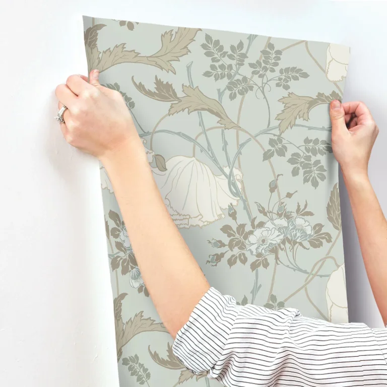 Magnolia Home Gwendolyn Wallpaper - Blue/Suede — Ảnh 2