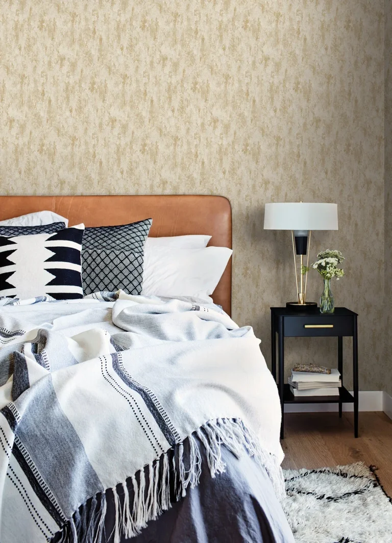 Diorite Splatter Wallpaper - Gold — Ảnh 3