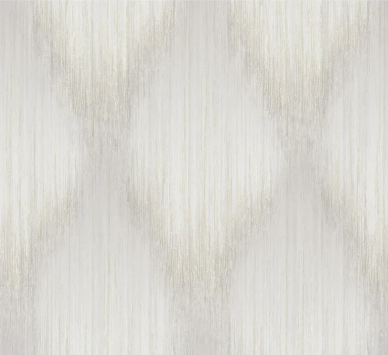 Starfall Metallic Ikat Wallpaper - Dove — Image 2