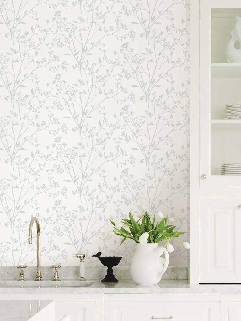 Southport Delicate Branches Wallpaper - Light Grey — Ảnh 2